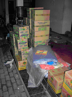 The first aid goods from DeJavato for the quake survivors. - Dejavato Indonesia