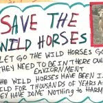 Children say save the wild horses