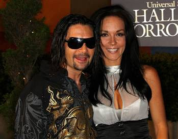 Corey Feldman and his wife of