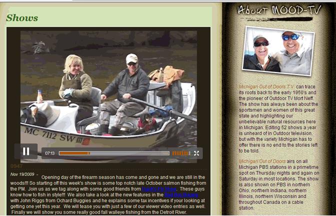 Michigan Out Of Doors Tv On The Pere Marquette River With