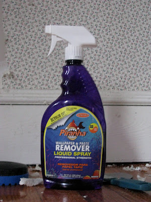 wallpaper remover. After a couple hours of