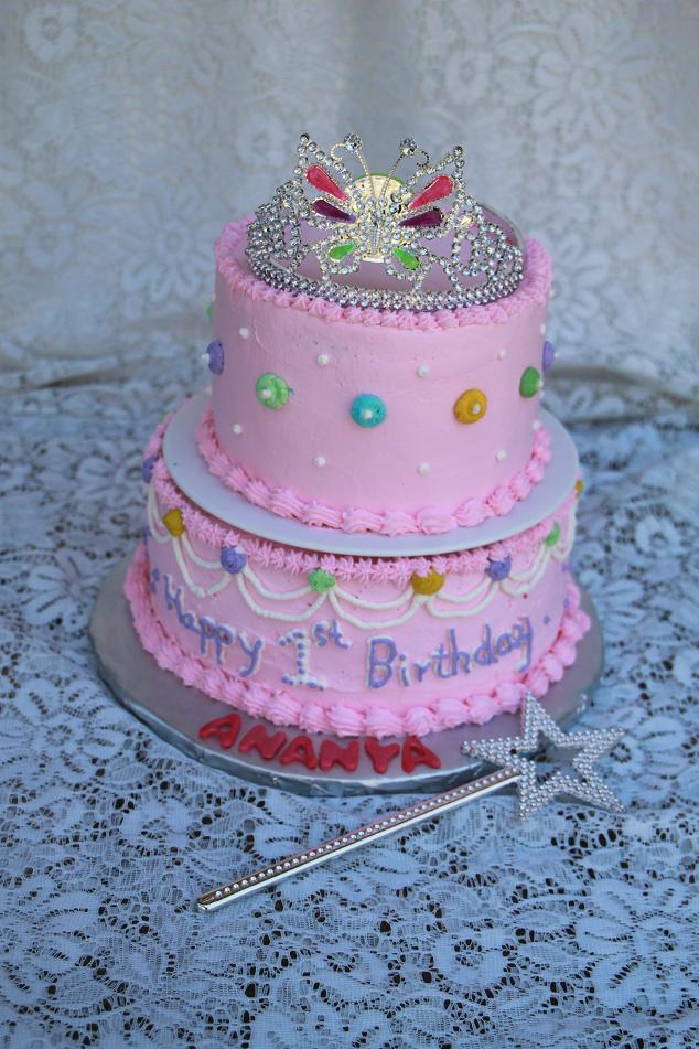 First Birthday Cake Princess. This is a princess Cake for a