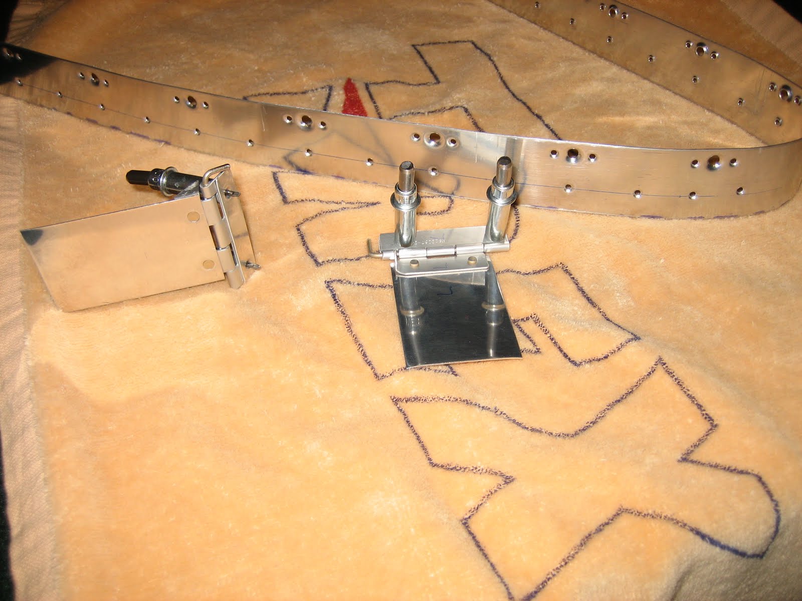 Chad and Bekah's RV7 Fuel Tank Trap Doors