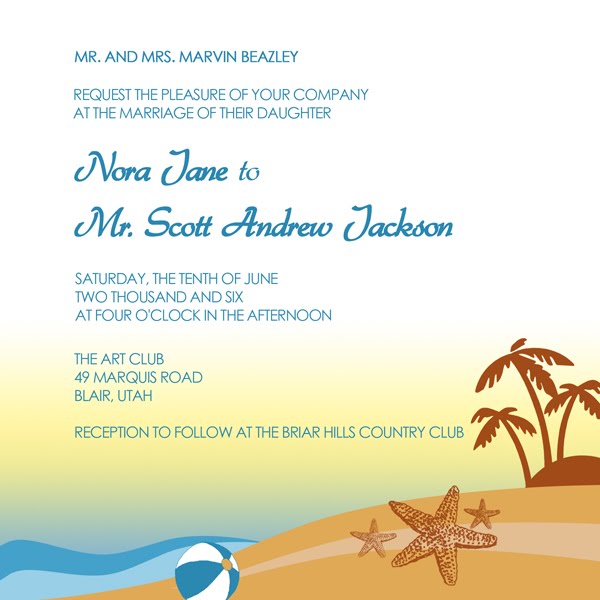 42 Beautiful Beach Wedding Invitations Showcase For Your