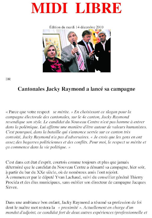 MIDI LIBRE DU 14 DÉCEMBRE 2010