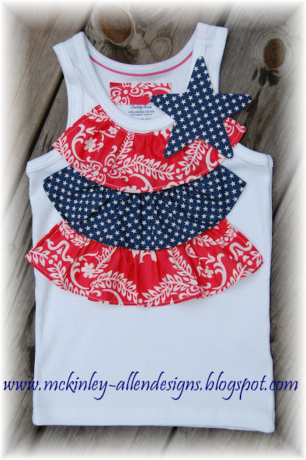 Patriotic Tank with Removable Star Pin $35