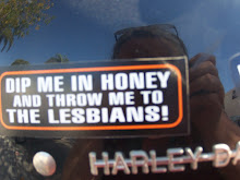 Sticker on Debs Harley