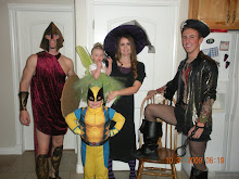 Spartan, Tinkerbell,Wolverine,Witch and Pirate Hooker