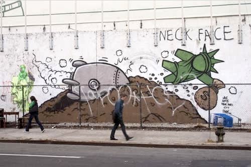 Artist Donk S Large Scale Street Art Paste Ups Hookedblog