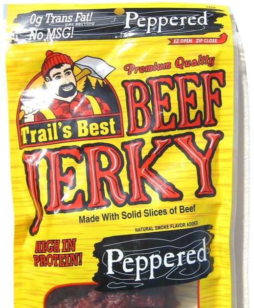 Trail's Best Beef Jerky Peppered Beef Jerky Reviews