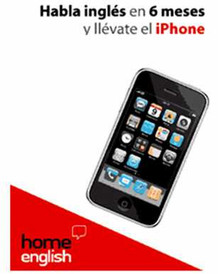 Regalo de un iPhone por matricularse en un curso