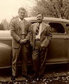 Dad and his dad, Raymond, postwar