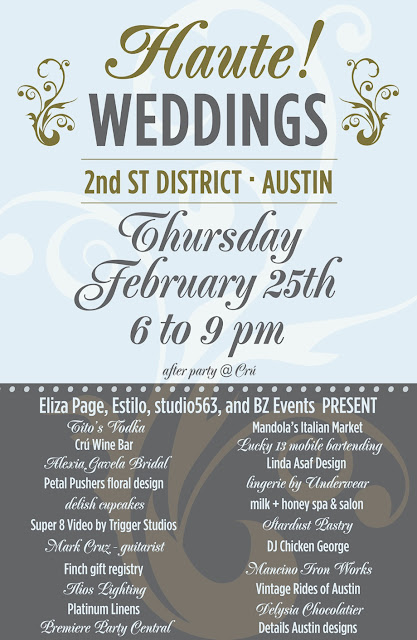 Fancy Haute Weddings is happening this Thursday from 69pm 