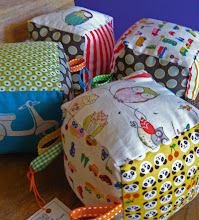 Fabric baby blocks