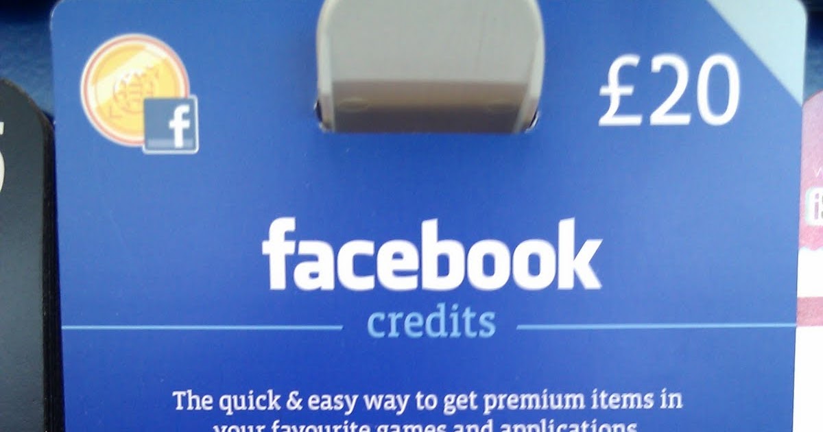 Facebook Credits Gift Cards now available at Tesco