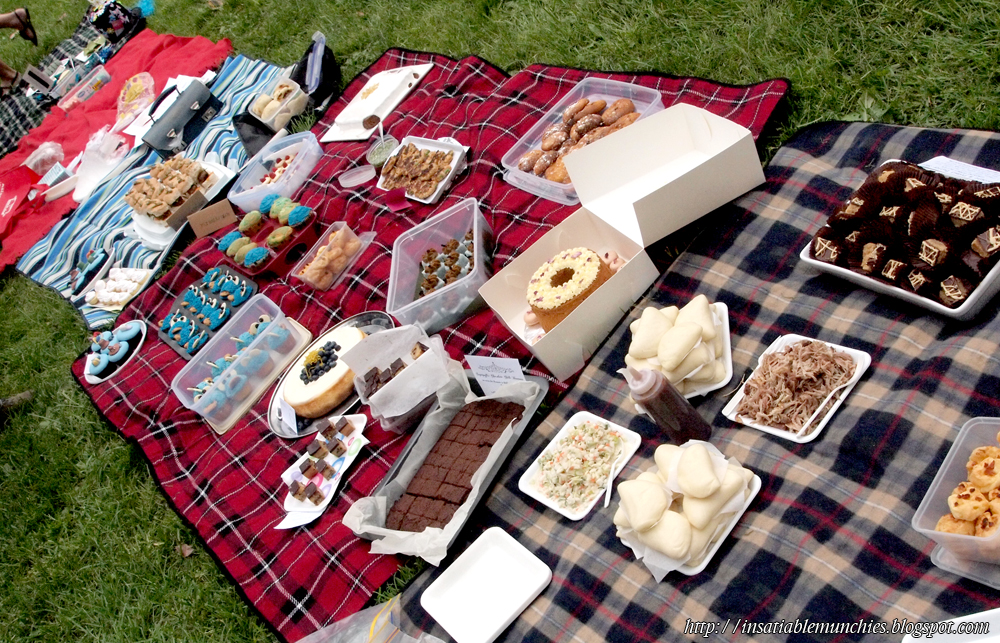 A picnic spread