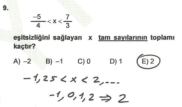 Harun Eskar Gunlugu 2010 Ygs Matematik Soru Cozumleri Ve Degerlendirmesi