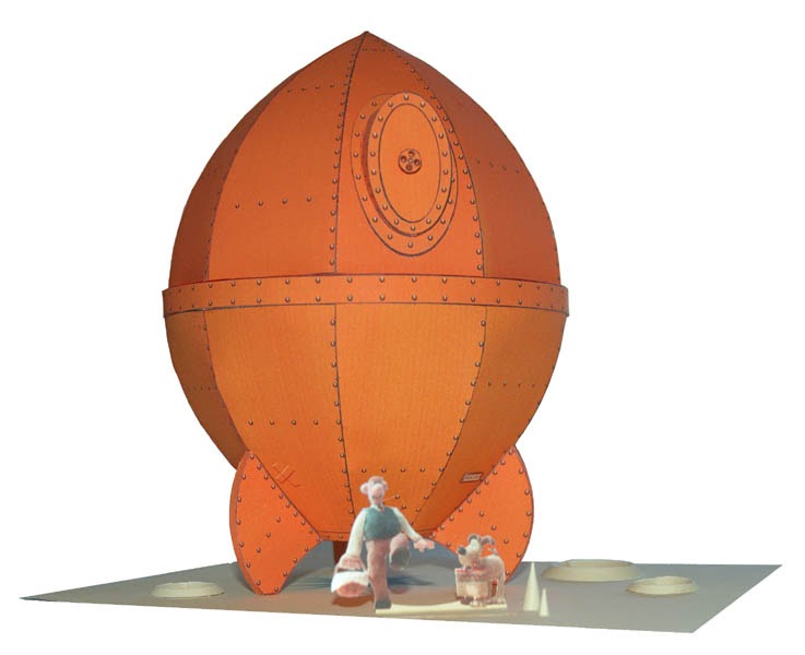 LadyCiccia Wallace and Gromit's moon rocket