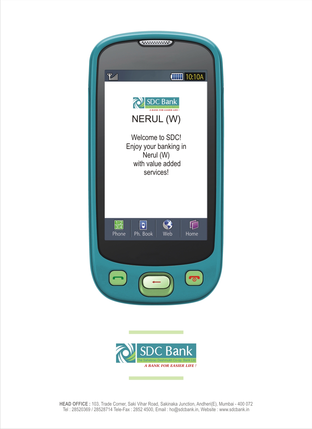 Prabhavi SDC Bank, Mumbai, Nerul ( W ) Branch Opening Ad