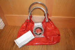SOLD (Salmon adorned with Silver Purse)