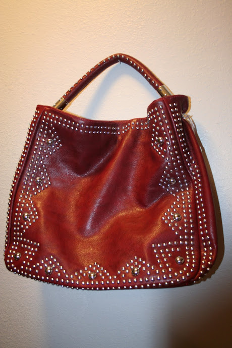 SOLD Red Studed and Super Trendy