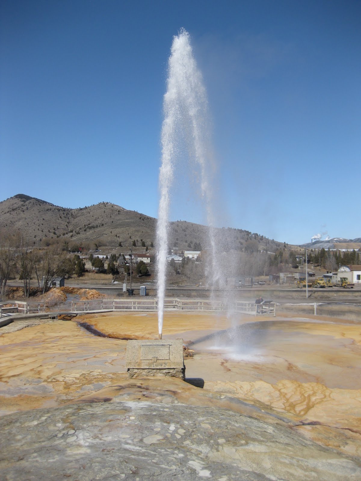 The Wakefield Family The Famous Soda Springs Geyser