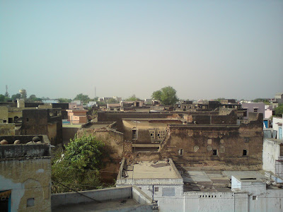View from the terrace in a Rajasthani village