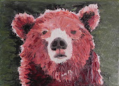 Little bear, 5"x3", oil on canvas