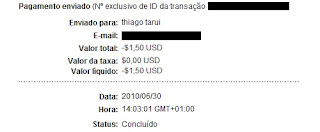 Pagamento PTC em Prática