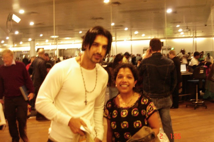 Revathi Rao of Electronics Dept(1998 Batch) along with John Abraham