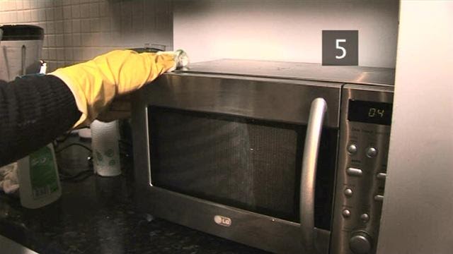 Mantenimiento del Horno Microondas: Limpieza del exterior