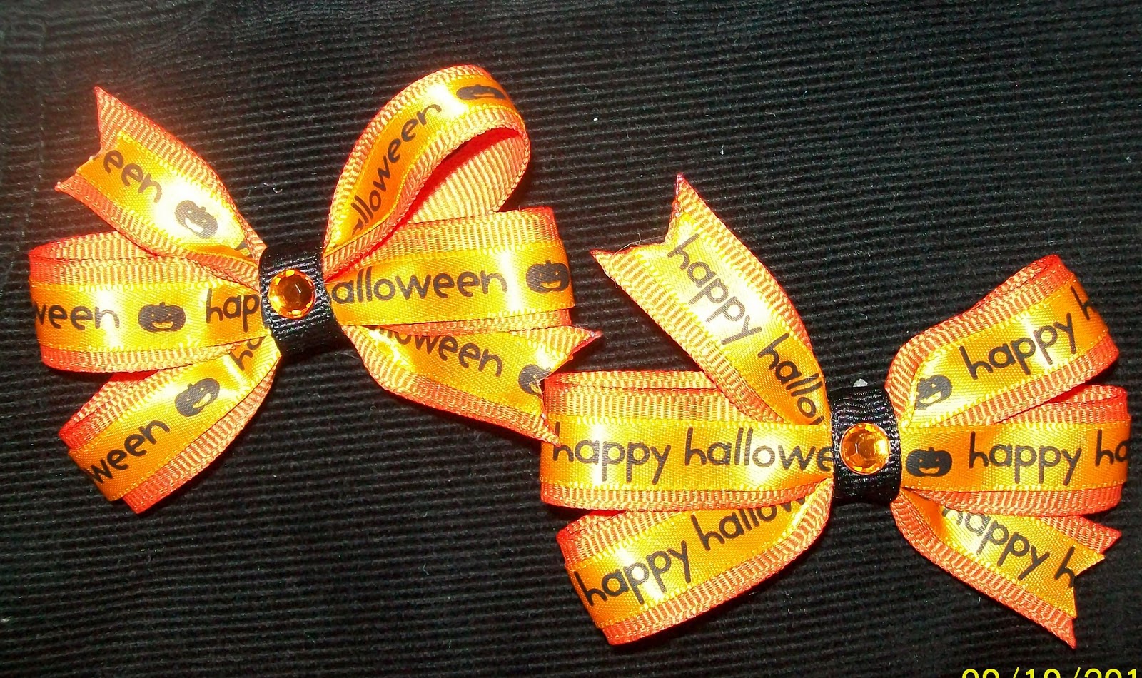 Hair Bows..... new craft ideas Halloween Hair Bows