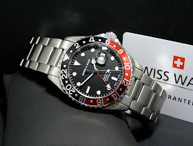 marc & sons diver watch automatic gmt