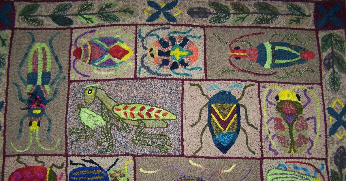 The Hogscald Holler The Bug Rug is DONE!!!