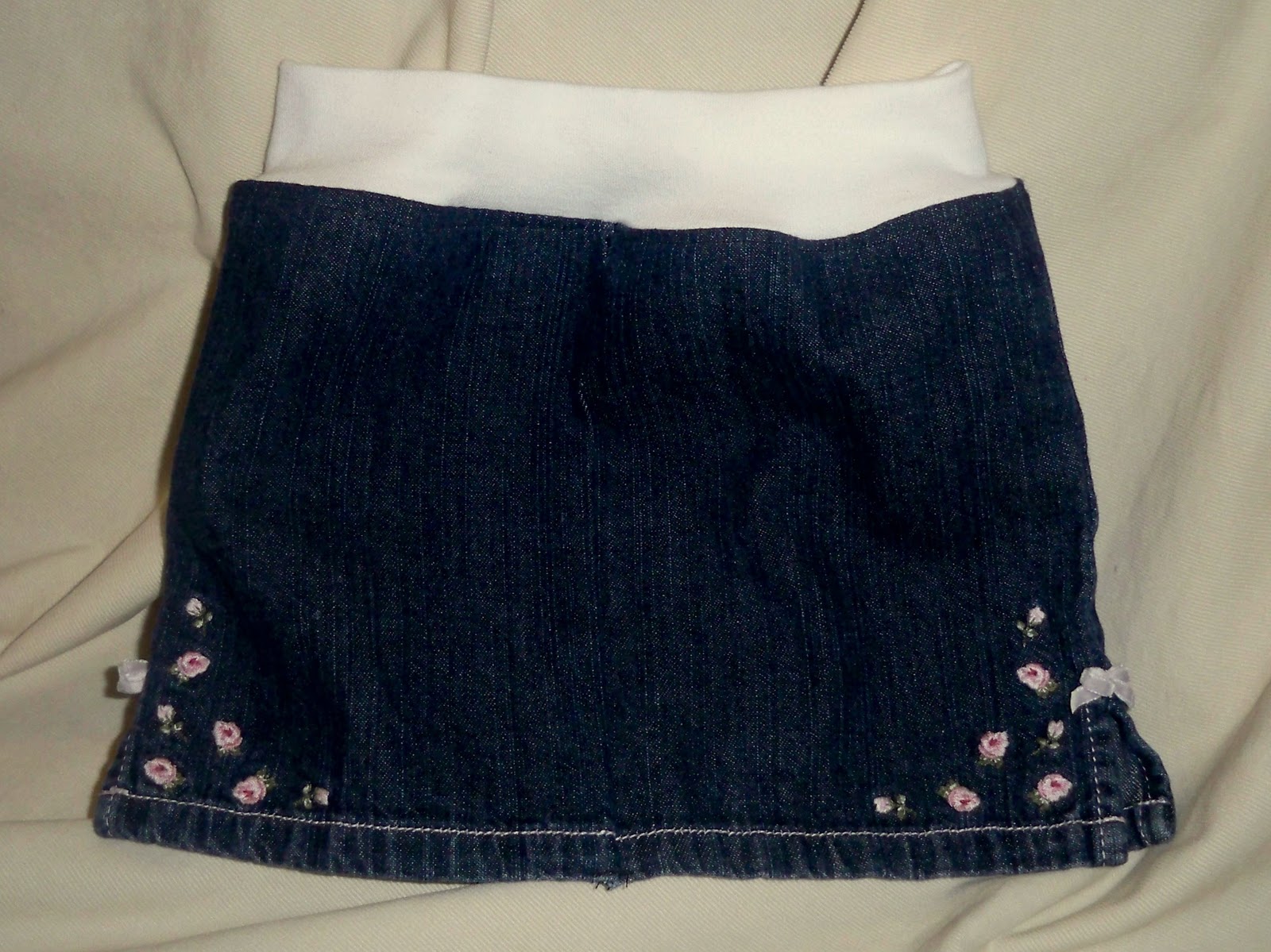 Sew Incredibly Crafty Toddler Jean Skirts