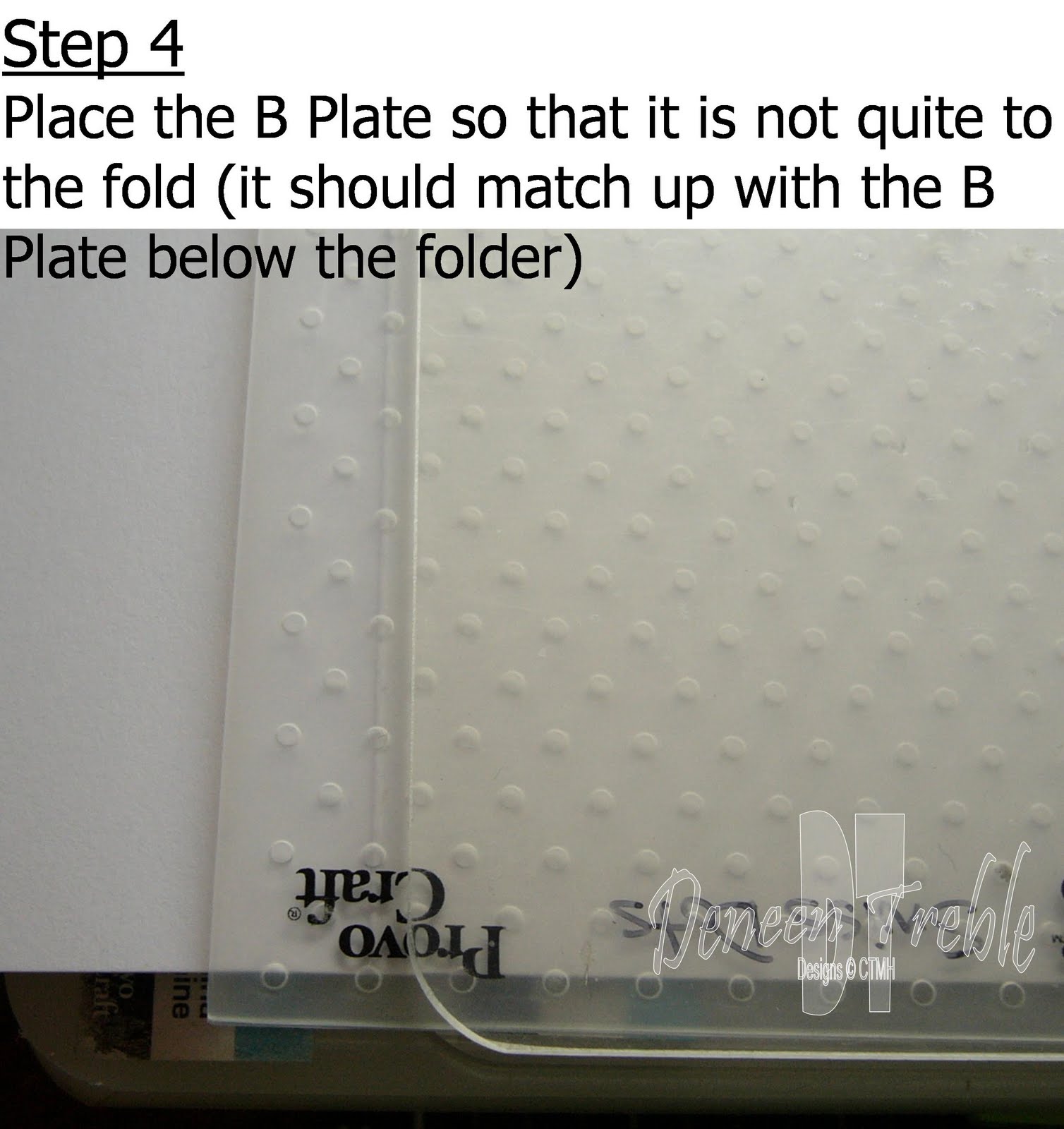 A Path of Paper Partial Embossing with the Cuttlebug