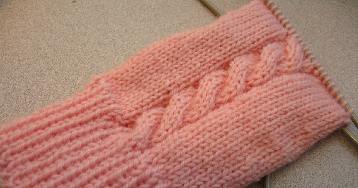 Knitting By The Ocean Beginner Easy Cable Mittens