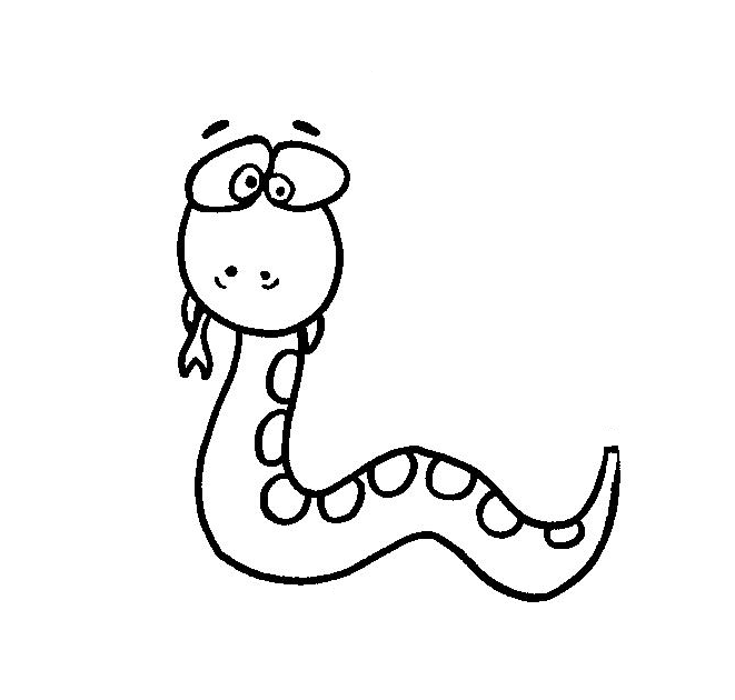 desenho cobra infantil