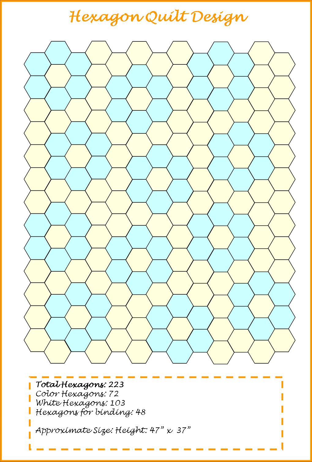 Hexagon+quilt+template