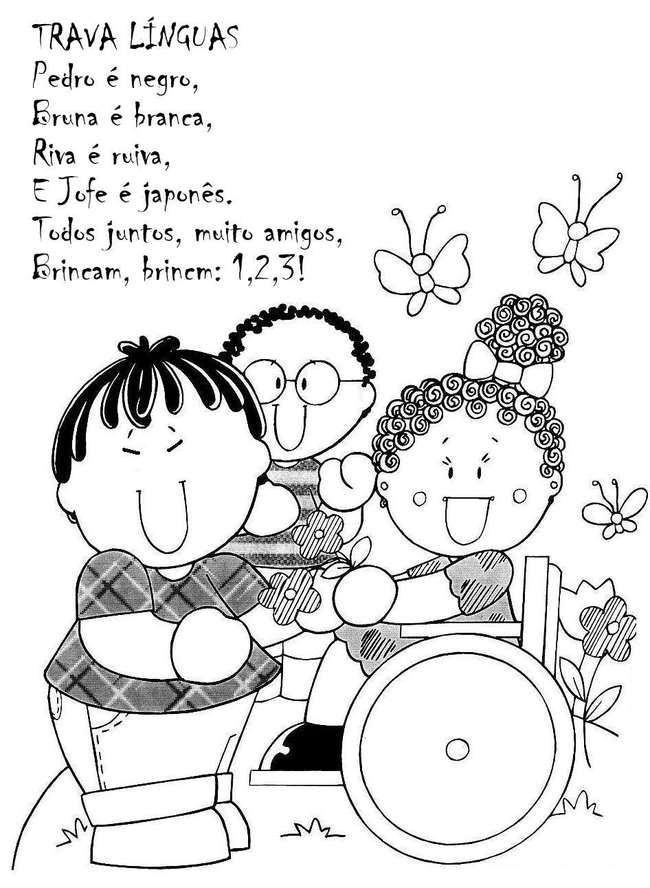 Quadrinha e Trava Línguas Ilustrados | Pra Gente Miúda