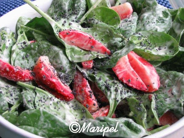 Salade de lapin aux fraises - Les Pépites de Noisette