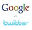 google versus o twitter