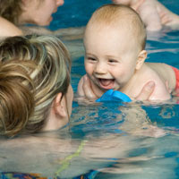 Babies Love to Swim