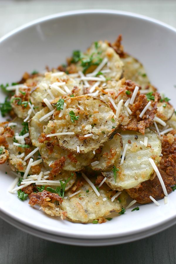 recipes Baked Panko Parmesan Garlic Fries