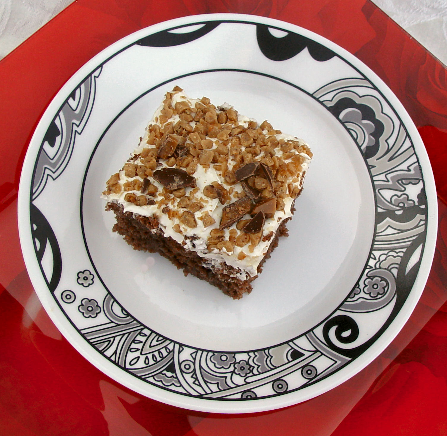 Chocolate Candy Bar Cake