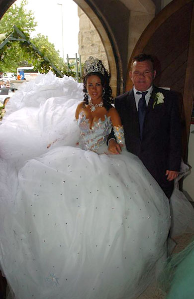 ... Wedding Gown, designed to cover up those hideous cellulite problems