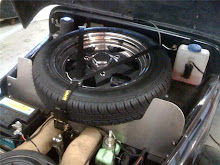 Spare Tire with Under-Bonnet Bracket