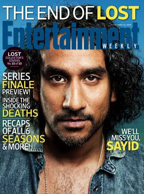 Entertainemnt Weekly Issue #1102 - May 14, 2010 - LOST Collector's Covers 10 of 10 - Naveen Andrews as Sayid Jarrah