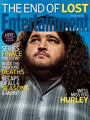Entertainemnt Weekly Issue #1102 - May 14, 2010 - LOST Collector's Covers 8 of 10 - Jorge Garcia as Hugo 'Hurley' Reyes