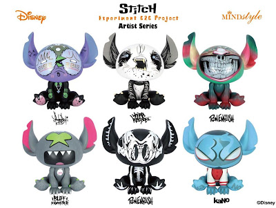 Disney x MINDstyle Stitch Experiment 626 Project Artist Series Vinyl Figures